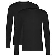 Langarm-Shirt Ralph (2-Pack) - Black