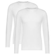 Langarm-Shirt Ralph (2-Pack) - White